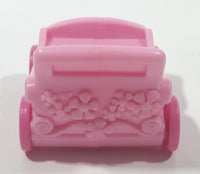 2007 McDonald's Hasbro My Little Pony Pink Plastic Carriage Stroller Toy