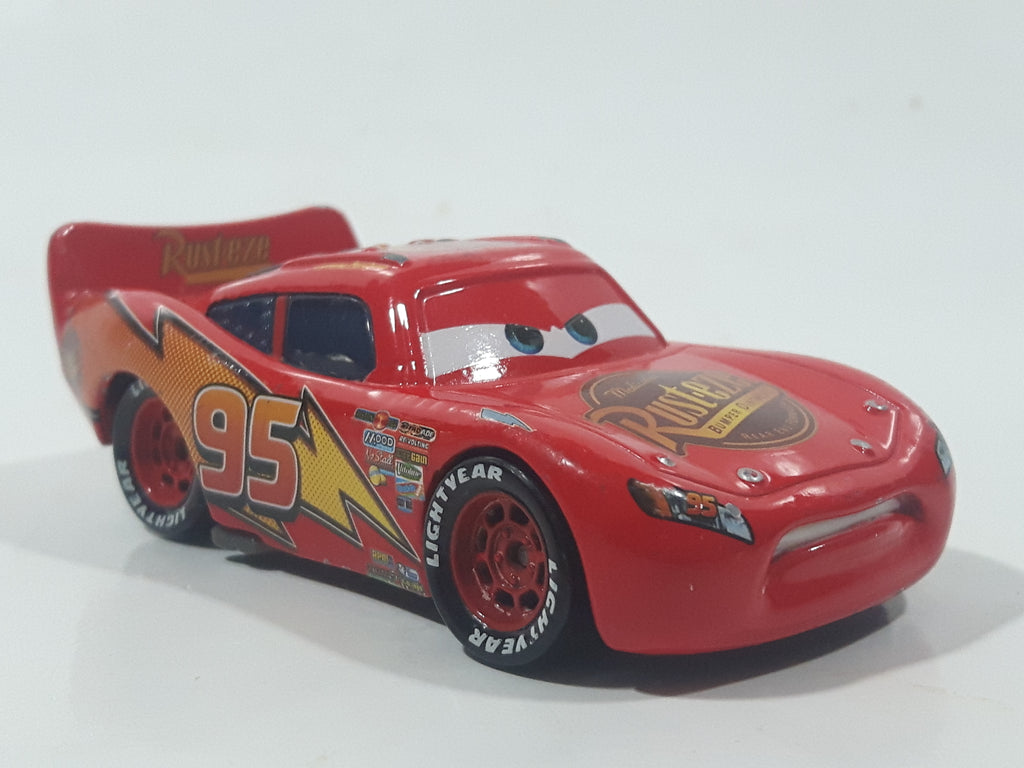 Disney Pixar Cars Lightning McQueen #95 Red Die Cast Toy Race Car Vehi ...