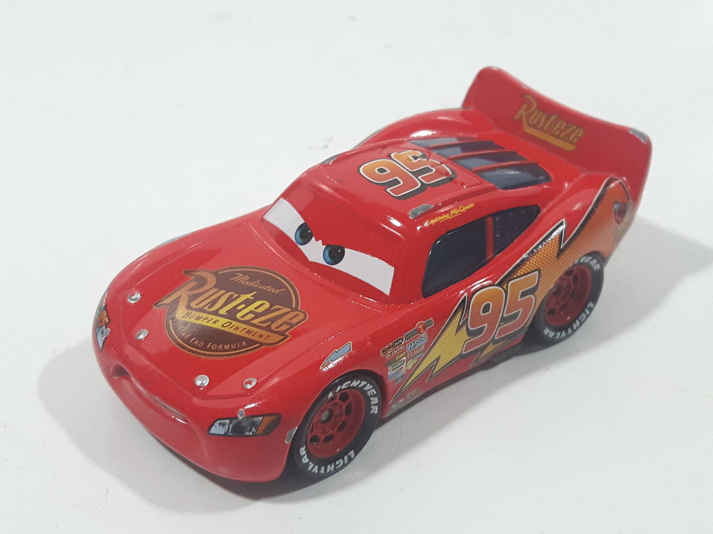 Disney Pixar Cars Lightning McQueen #95 Red Die Cast Toy Race Car Vehi ...