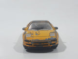 Motor Max No. 6060 Honda Acura NSX Yellow Die Cast Toy Car Vehicle
