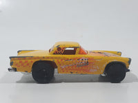 2001 Hot Wheels Turbo Taxi '57 T-Bird Yellow Die Cast Toy Classic Car Vehicle