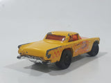 2001 Hot Wheels Turbo Taxi '57 T-Bird Yellow Die Cast Toy Classic Car Vehicle