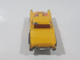 2001 Hot Wheels Turbo Taxi '57 T-Bird Yellow Die Cast Toy Classic Car Vehicle