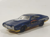 2014 Hot Wheels HW Performance Series Ford '72 Ford Gran Torino Sport Metalflake Navy Blue Die Cast Toy Muscle Car Vehicle