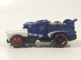 2017 Hot Wheels Street Beasts Hotweiler Dark Blue and White Die Cast Toy Car Vehicle