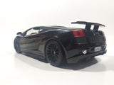 Maisto Lamborghini Gallardo Superleggera Black 1/18 Scale Die Cast Toy Car Vehicle with Opening Doors Hood and Trunk