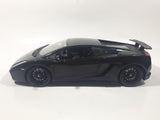 Maisto Lamborghini Gallardo Superleggera Black 1/18 Scale Die Cast Toy Car Vehicle with Opening Doors Hood and Trunk