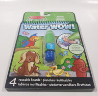 Melissa & Doug On the Go Water Wow! Animals 4 Reusable Boards New on Card