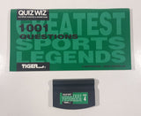 1993 Tiger Electronics Quiz Wiz #4 1001 Questions Greatest Sports Legends Cartridge and Quiz Book