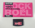 1993 Tiger Electronics Quiz Wiz #10 1001 Questions Rock & Roll Cartridge and Quiz Book