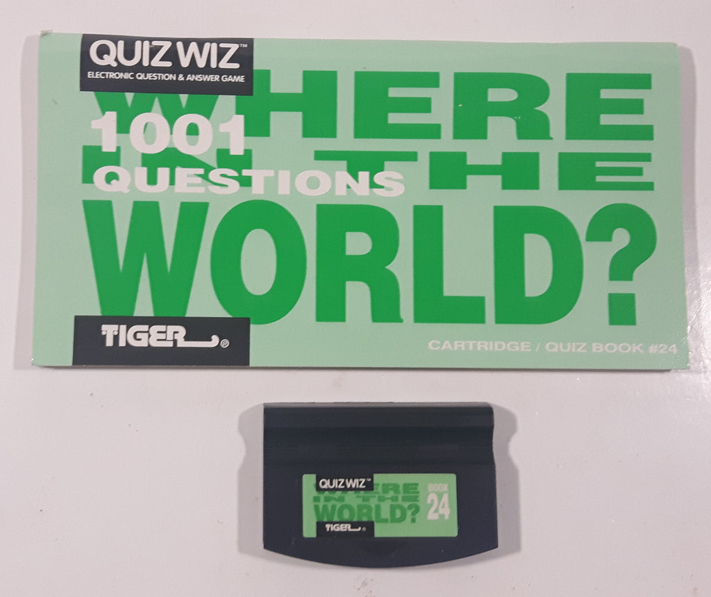 1993 Tiger Electronics Quiz Wiz 24 1001 Questions Where In The World