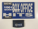 1995 Tiger Electronics Quiz Wiz #40 1001 Questions Box Office Hits Cartridge and Quiz Book