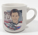 1992 Hunter NASCAR #17 Darrell Waltrip 3 3/8" Tall Ceramic Coffee Mug Cup