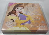 Disney Princess Wall Art Beauty and the Beast Belle "Be Strong Be King Be Fearless" 12" x 12" Canvas Wall Art Picture