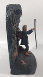 2002 NLP Lord Of The Rings Diorama and Travelling Bilbo Figure 7 1/2" Tall Toy