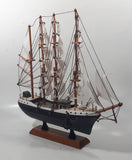 Vintage Wood Tall Ship Model 13" Long