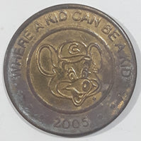 2005 Chuck E. Cheese No Cash Value Gaming Game Token Metal Coin