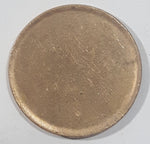 Blank Brass Look Metal Token Coin