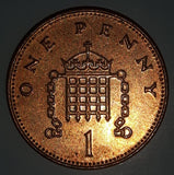 2000 UK Great Britain One Penny Queen Elizabeth II D.G. Reg F.D Metal Coin