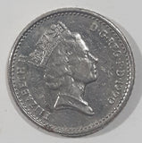 1990 UK Great Britain Five Pence 5 Queen Elizabeth II D.G. Reg F.D Metal Coin