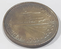 Vintage 1983 Kansas City International Airport Kansas City The Heart Of America Metal Token Coin