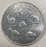 1988 Age Of The Dinosaur Mesozoic Era Brontosaurus 180 Million B.C. Metal Token Coin