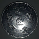 1988 Age Of The Dinosaur Mesozoic Era Brontosaurus 180 Million B.C. Metal Token Coin