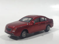 Unknown Brand C3 Sedan Dark Red Die Cast Toy Car Vehicle