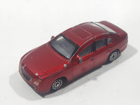 Unknown Brand C3 Sedan Dark Red Die Cast Toy Car Vehicle
