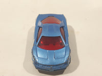 2010 Hot Wheels Police Pursuit Cadillac Cien Concept Interceptor Blue Die Cast Toy Car Law Enforcement Vehicle