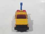 2002 Matchbox Service Station GMC Wrecker Tow Truck Rapid Rescue Yellow Die Cast Toy Car Vehicle