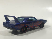 2020 Hot Wheels HW Flames '70 Plymouth Superbird Metallic Dark Blue Die Cast Toy Muscle Car Vehicle