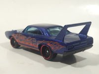 2020 Hot Wheels HW Flames '70 Plymouth Superbird Metallic Dark Blue Die Cast Toy Muscle Car Vehicle