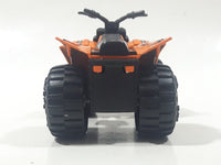 Greenbrier International ATV Orange Die Cast Toy Quad Off-Roading All Terrain Vehicle