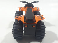 Greenbrier International ATV Orange Die Cast Toy Quad Off-Roading All Terrain Vehicle