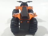 Greenbrier International ATV Orange Die Cast Toy Quad Off-Roading All Terrain Vehicle