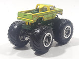 2021 Hot Wheels Monster Trucks Midwest Madness Ford F-150 Truck Yellow and Green Die Cast Toy Car Vehicle