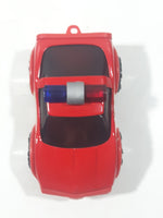 Vintage 1984 Buddy L Fire Dept Corvette Red Pressed Steel and Plastic Die Cast Toy Car Vehicle