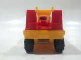 Vintage 1980 Buddy L Fire Dept Semi Ladder Truck Red Pressed Steel and Plastic Die Cast Toy Car Vehicle