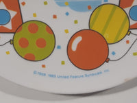 1958, 1965 United Features Syndicate Snoopy and Woodstock 7" Plastic Party Plate