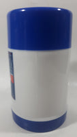 1993 Loblaws Neilson Dairy Toronto Blue Jays MLB Baseball Team "To Your Health" Blue and White Plastic Lunch Box Thermos