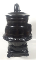 Vintage 1975 Antique Cast Iron Pot Belly Stove Shaped 11 1/4" Tall Ceramic Cookie Jar
