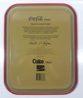 1994 Coca Cola "Sign Of Good Taste" Diner Metal Beverage Serving Tray