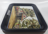 1997 Coca Cola "GEN. MDSE." Jeanne Mack Country Store Black Metal Beverage Serving Tray