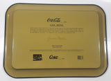 1997 Coca Cola "GEN. MDSE." Jeanne Mack Country Store Black Metal Beverage Serving Tray