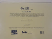 1997 Coca Cola "GEN. MDSE." Jeanne Mack Country Store Black Metal Beverage Serving Tray