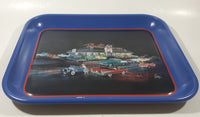 1996 Pepsi Cola Route 66 Diner "The way it was when Pepsi was a dime" Savage Blue Metal Beverage Serving Tray