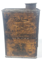 Antique G.F. Stephens & Co. Limited Winnipeg Canada Varnish Hard Oil Finish Metal Container EMPTY