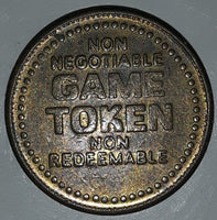 Clown Themed No Cash Value Non Negotiable Non Redeemable Metal Game Token Coin