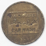 Water Ave. Car Wash Token Metal Coin